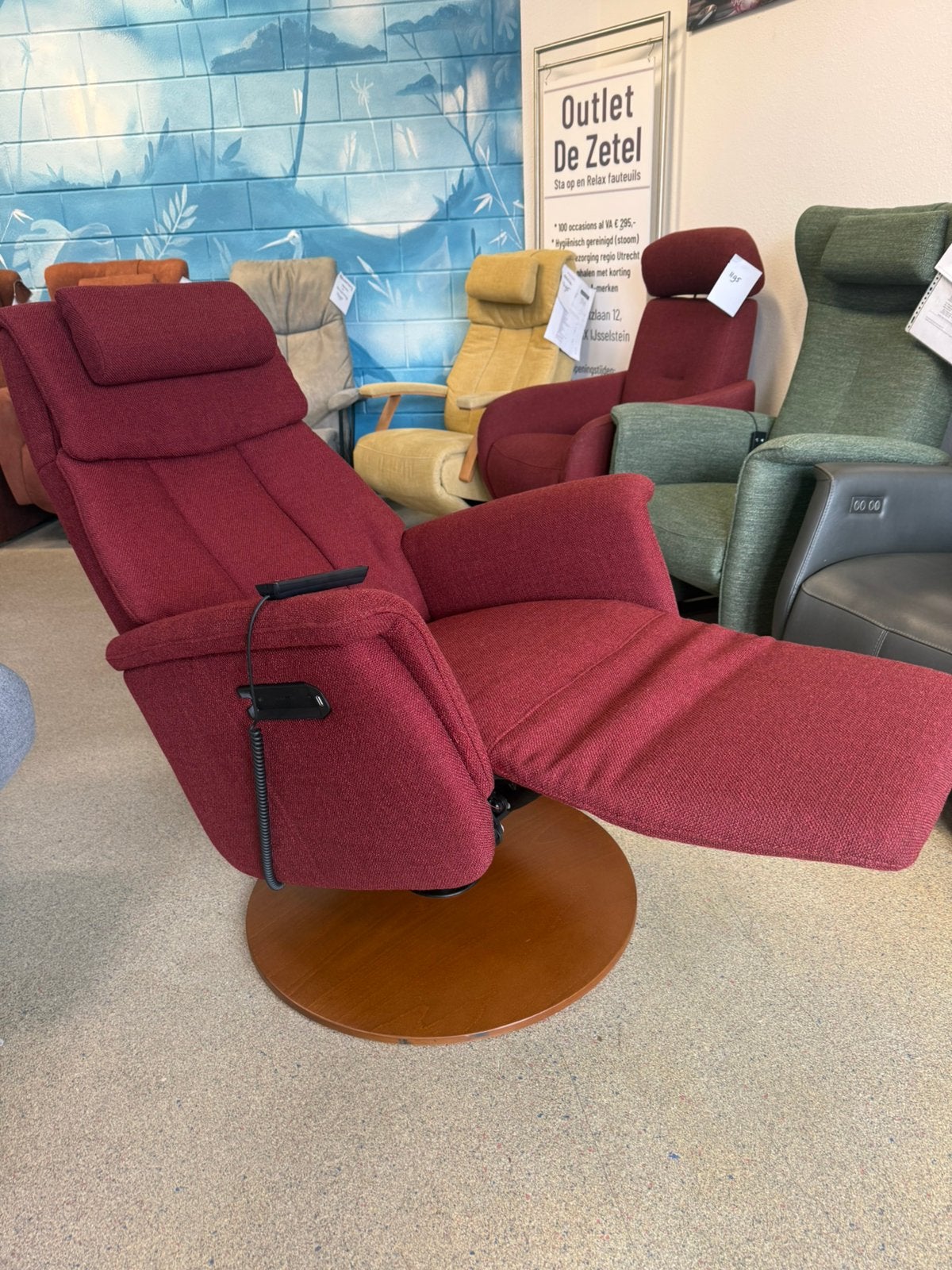 Met alle opties Prominent C-102 sta op stoel relax fauteuil, Verzenden, Nieuw, Stof, Ruim 100 modellen in alle kleuren en maten al va 395€