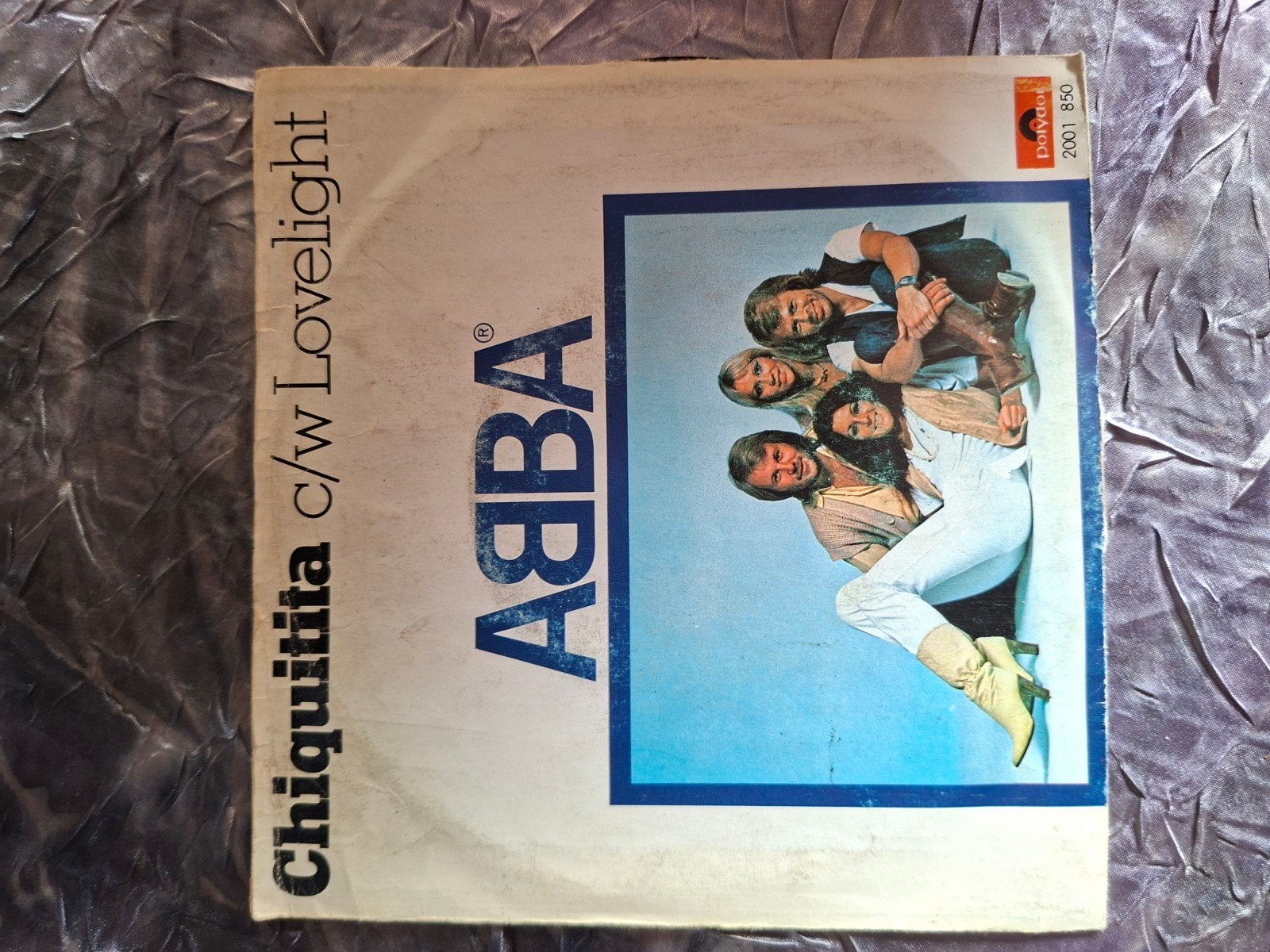 ABBA - Chiquitita c/w Lovelight Vinyl Single (Polydor), Cd's en Dvd's, Gebruikt, 7 inch, Ophalen of Verzenden, Pop