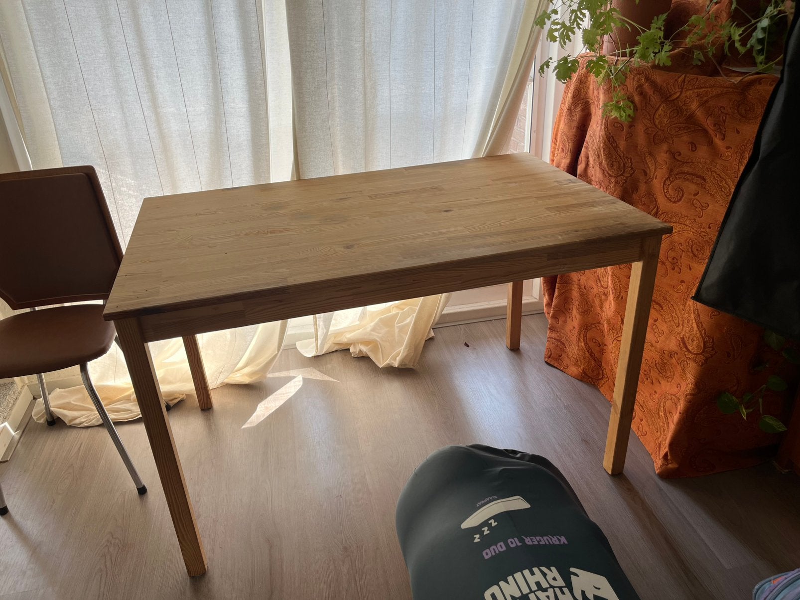 Houten tafel / bureau, Ophalen, Gebruikt