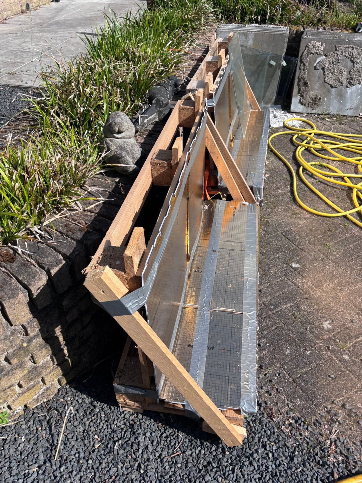 Pallets gebruikt voor glas vervoer gratis, Ophalen, Gebruikt