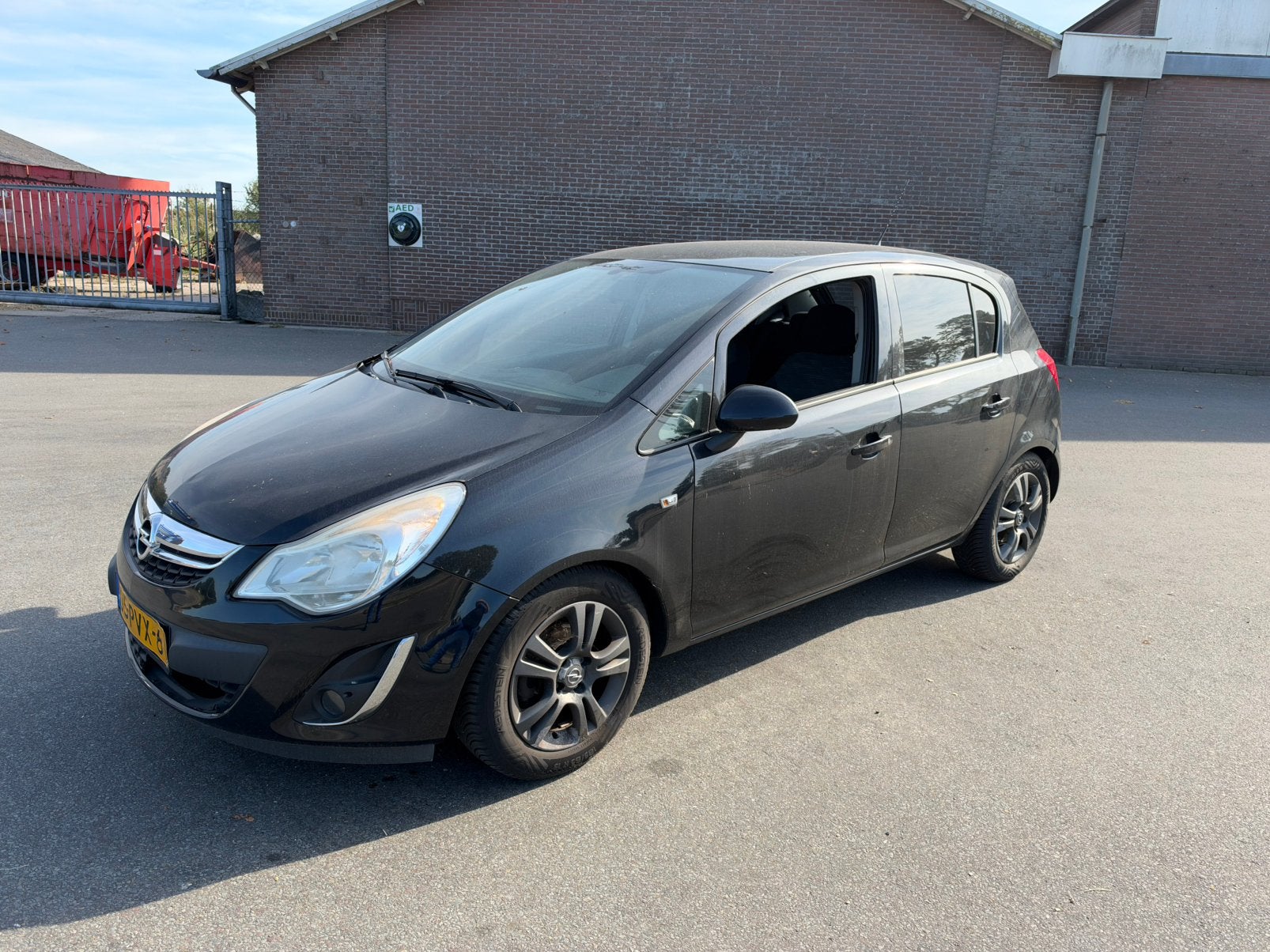 Opel Corsa 1.3 Cdti 70KW 5D 2011 Zwart, Auto's, Voorwielaandrijving, Airbags, Zwart, Origineel Nederlands