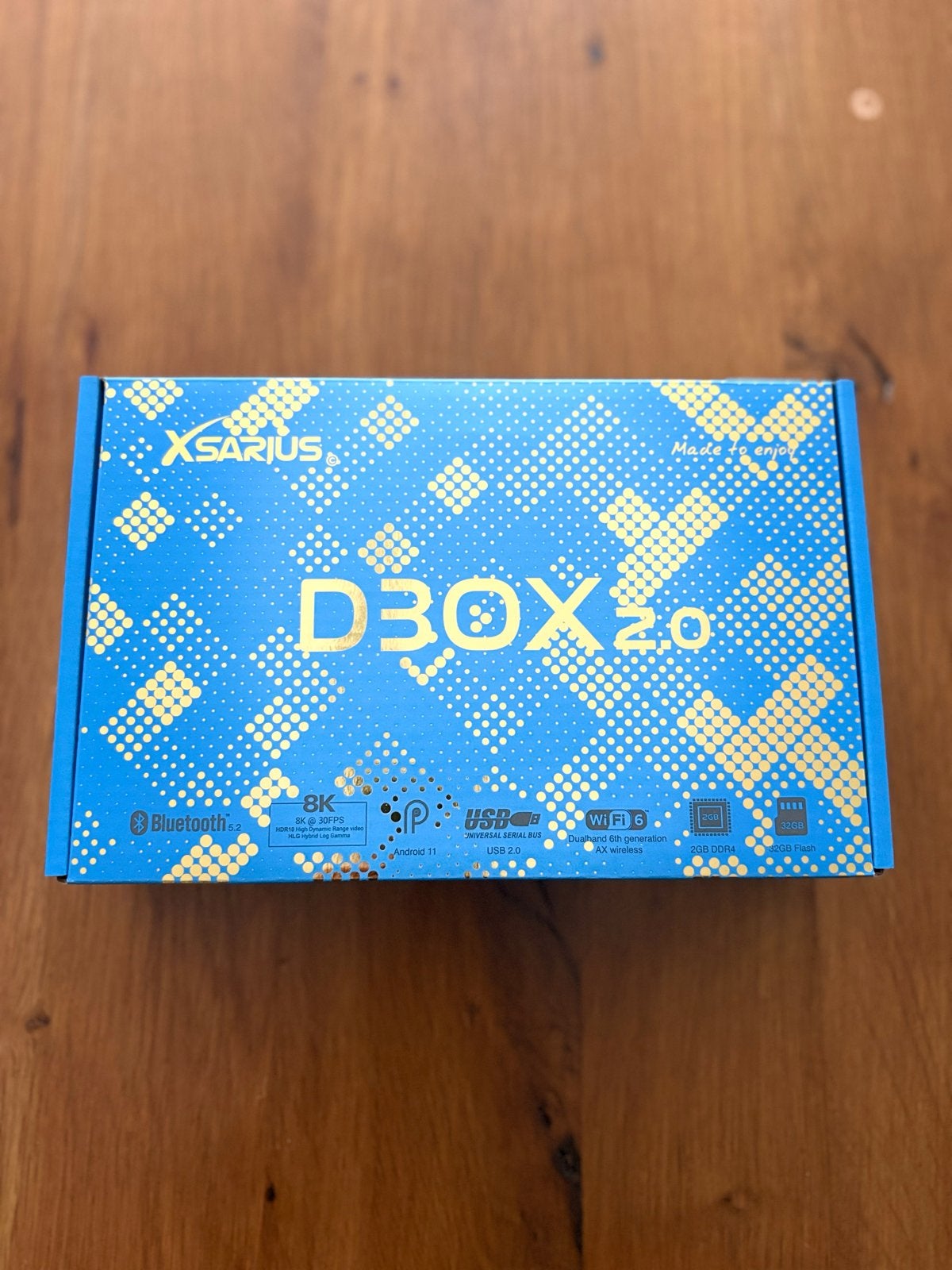 Xsarius DB0X 2.0 Android TV Box 8K Bluetooth 5.2 WiFi 6, Ophalen of Verzenden, Nieuw, HDMI, Zonder harde schijf
