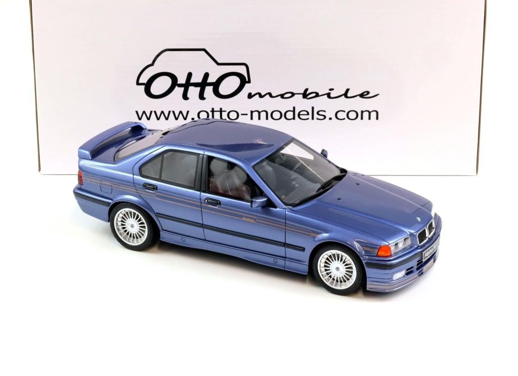 1:18 BMW E36 Alpina B6 2.8 Sedan - 1992 - Blauw metallic, OttOMobile, Auto, ., Nieuw