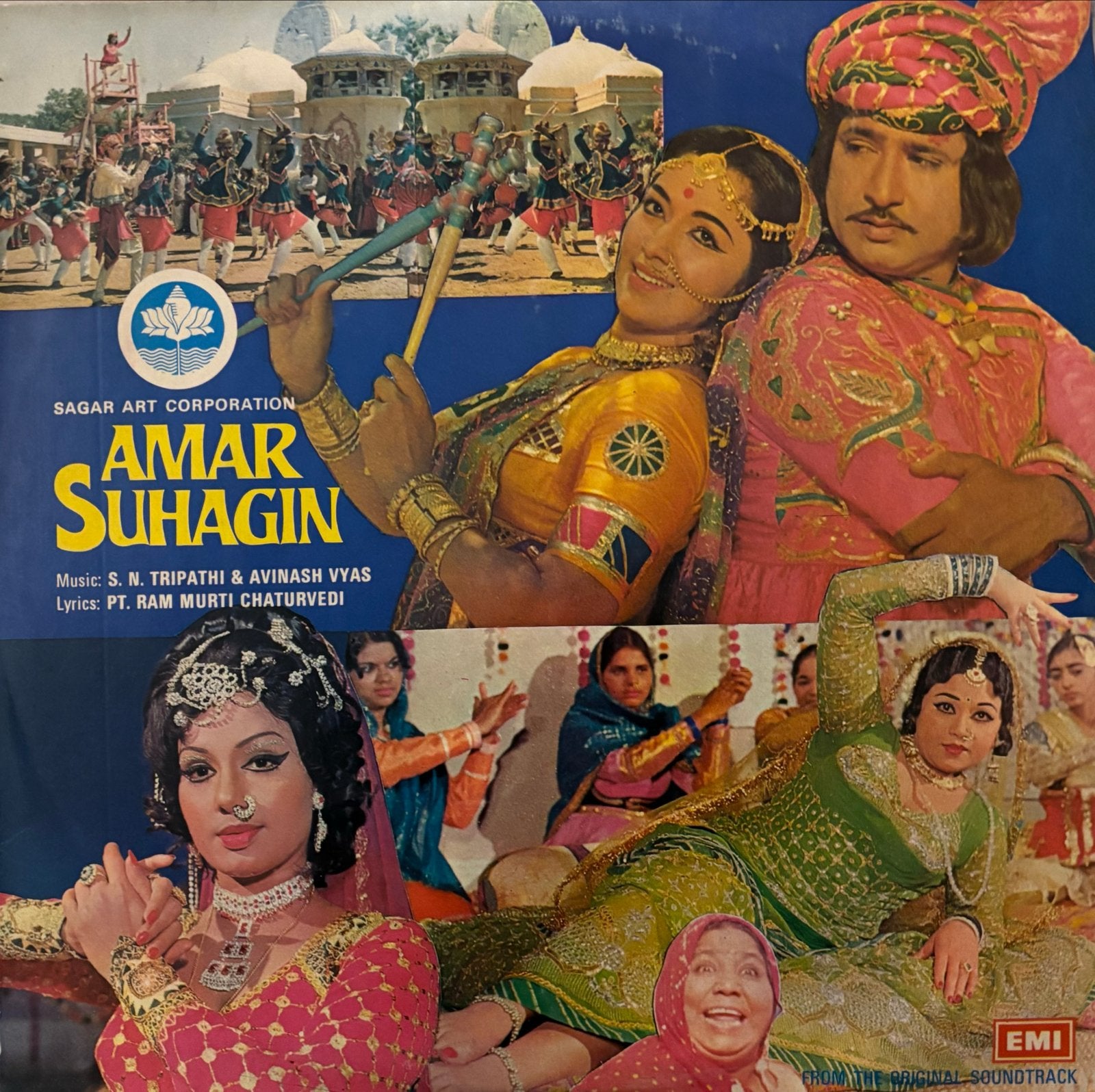 Amar Suhaghin Soundtrack LP - Indiase Bollywood Vinyl, Gebruikt, Verzenden, Originele persing, 1970 - 1979