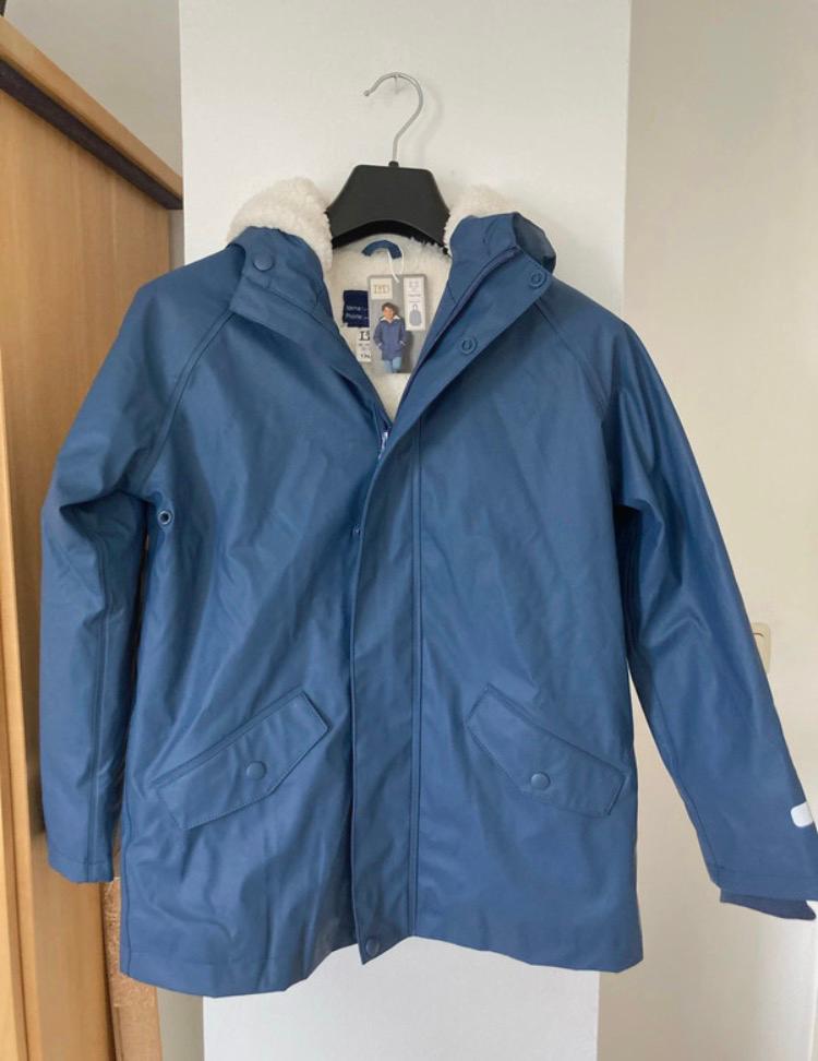 Nieuwe L&D regenjas maat 134/140 met teddy voering, Kinderen en Baby's, Kinderkleding | Maat 134, Jongen of Meisje, Ilewap, Nieuw