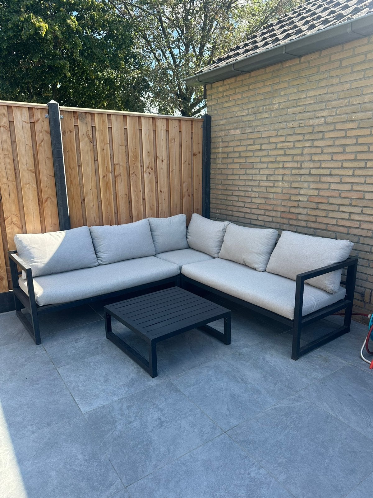 Loungeset Chelva Gamma, Tuin en Terras, Gebruikt, Bank, Aluminium, Ophalen of Verzenden