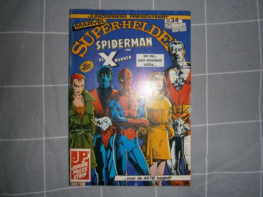 Marvel Super-helden 34 (1987) – Spiderman en de X-mannen, Boeken, Stan Lee, Europa, Ophalen, Gelezen