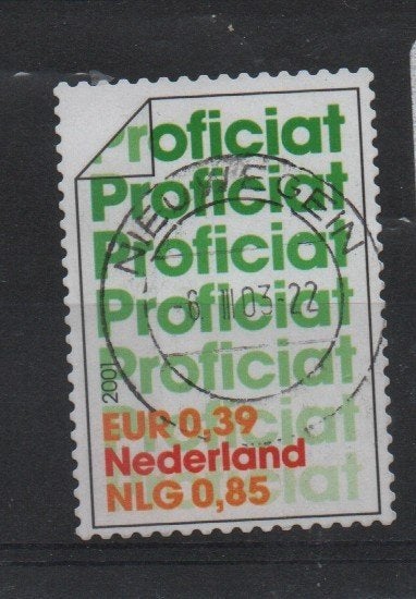 ‹(•¿•)› nl m0014 felicitatiezegel, Ophalen of Verzenden, Na 1940, Gestempeld
