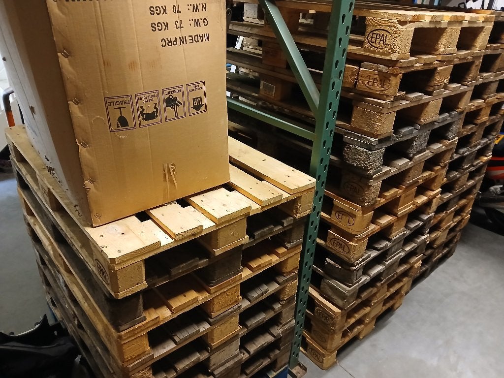 30x europallets / euro pallets / europallet / pallet, Ophalen, Gebruikt, 25 tot 50 mm, Pallet