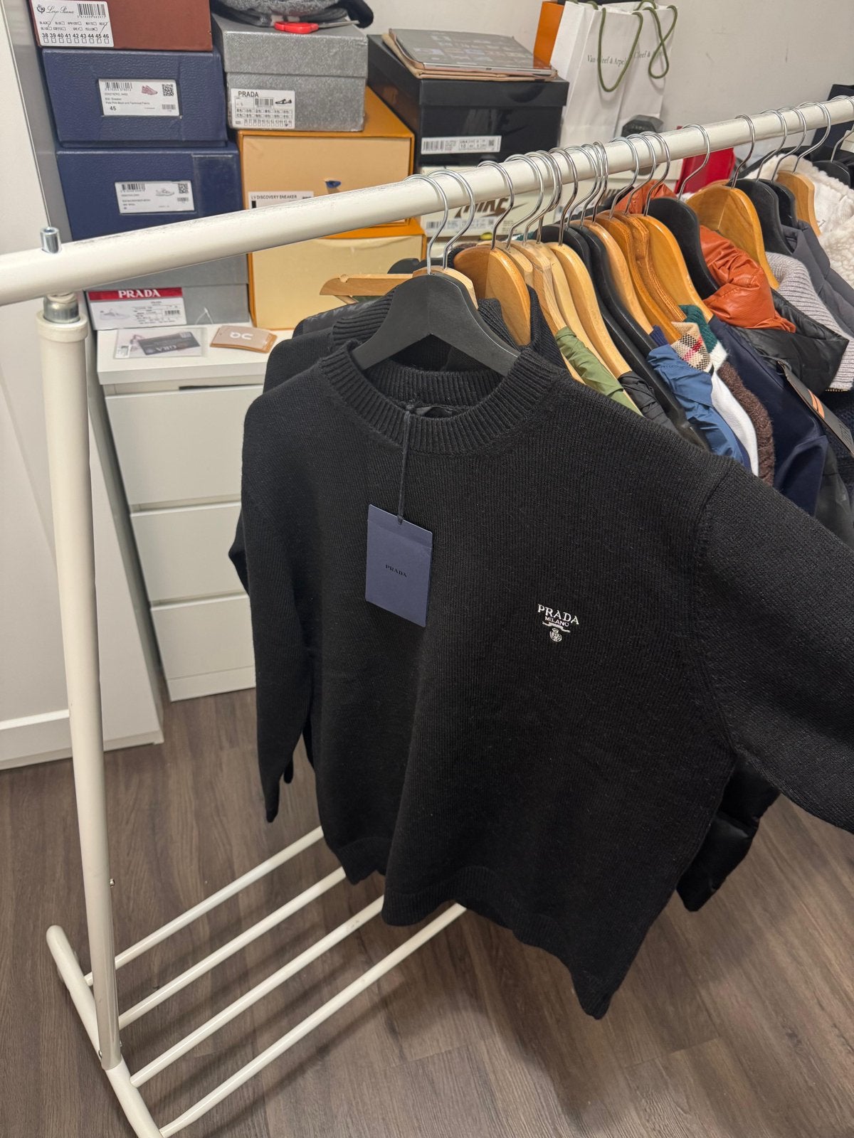 Prada Cashmere Sweater zwart, Ophalen of Verzenden, Nieuw, Zwart