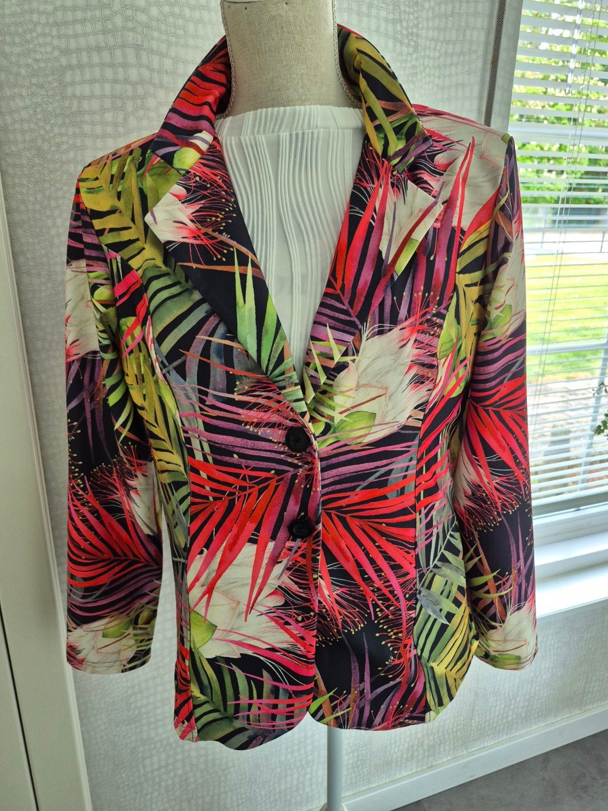 Thombiq blazer XL, nieuw met prijskaartje, kleurrijk patroon, Thombiq, Meerkleurig, Maat 46/48 (XL) of groter, Nieuw