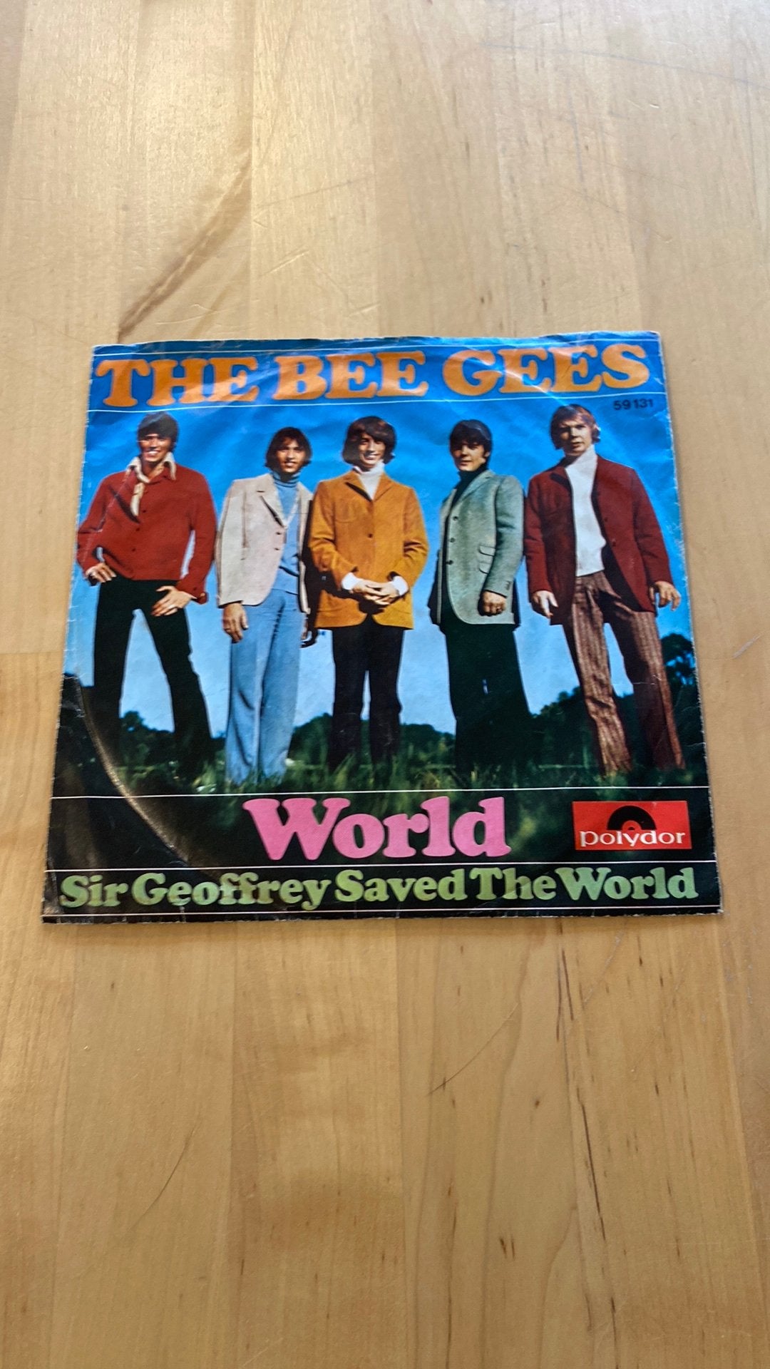 Vinyl single the Bee Gees - World, Ophalen of Verzenden, Zo goed als nieuw, Pop