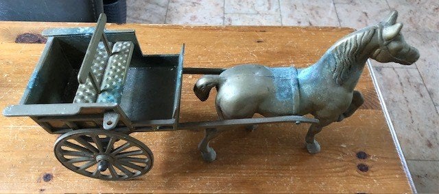 Paardenkoets vintage messing, Ophalen of Verzenden