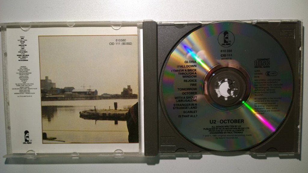 U2 - October, Ophalen of Verzenden, Zo goed als nieuw, Poprock, Album
