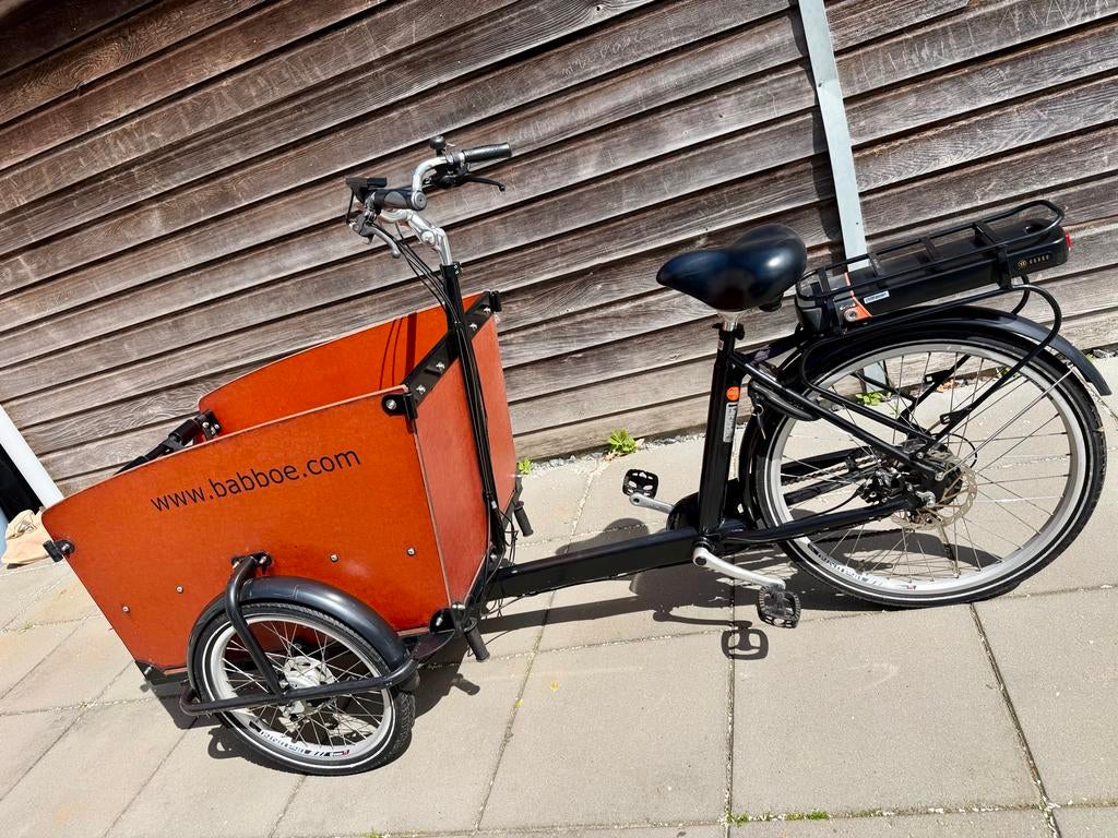 Babboe bakfiets Babboe big e, Ophalen, 4 kinderen of meer, Gebruikt, Elektrisch