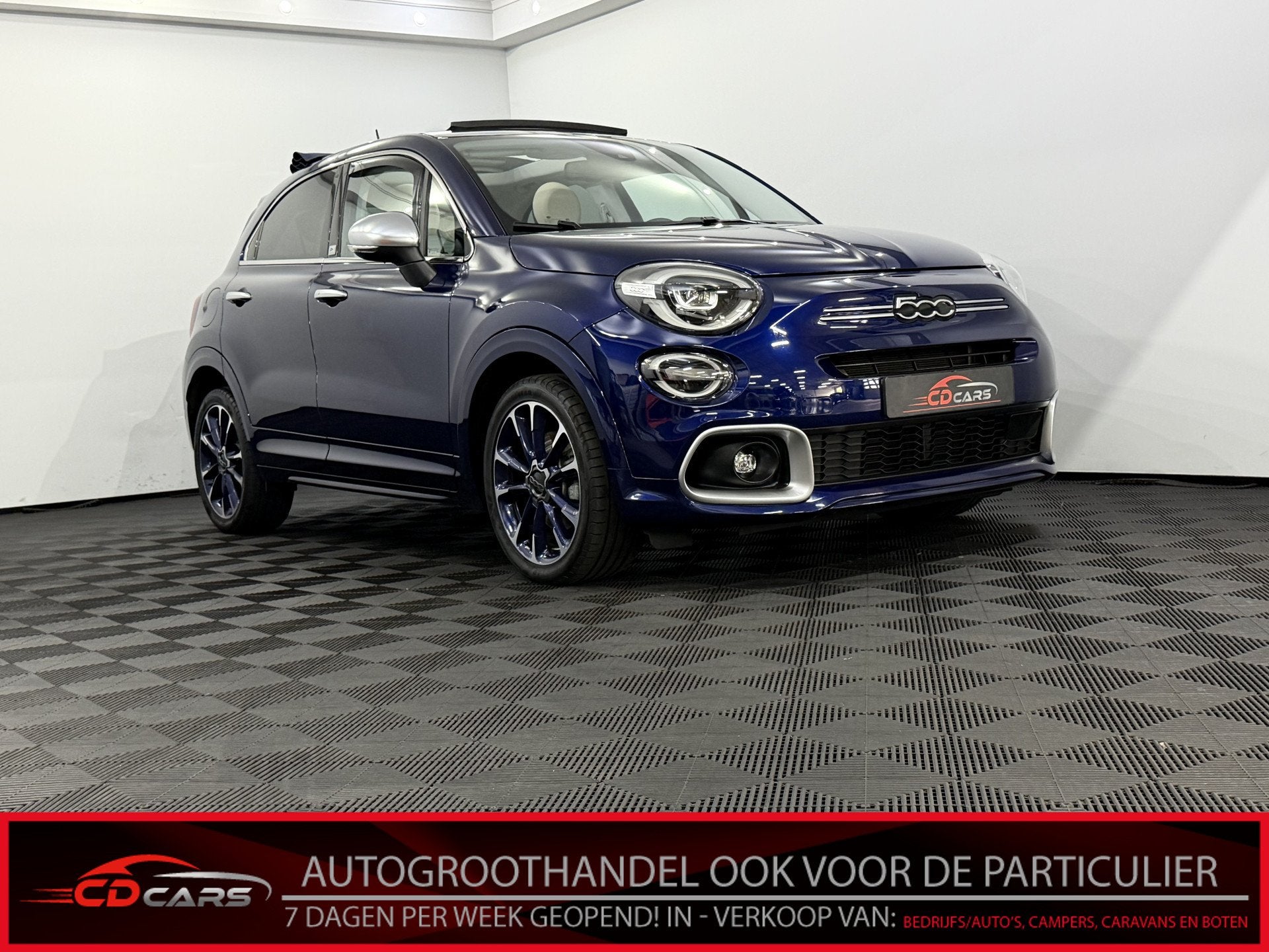 Fiat 500X 1.5 Hybrid Yacht Club Capri Cabrio Leder, Camera,, 1380 kg, Gebruikt, Euro 6, 4 cilinders