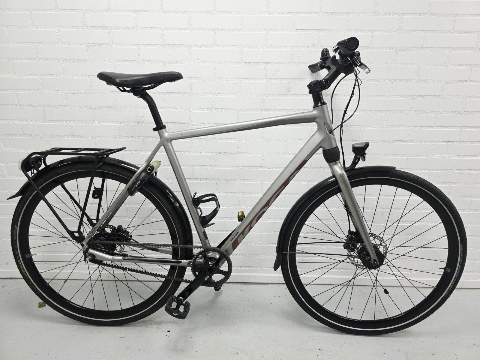 Koga F3 6.0 Alfine 11 Disc Gates CDX riem rijklaar, Ophalen, Gebruikt, Vering, 57 tot 61 cm