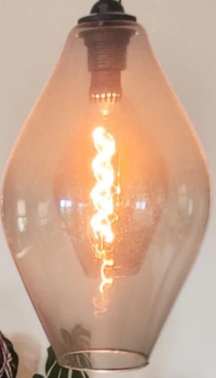 Drie iKEA lamp glazen kap, Ophalen, Gebruikt, Glas, Modern, Scandinavisch