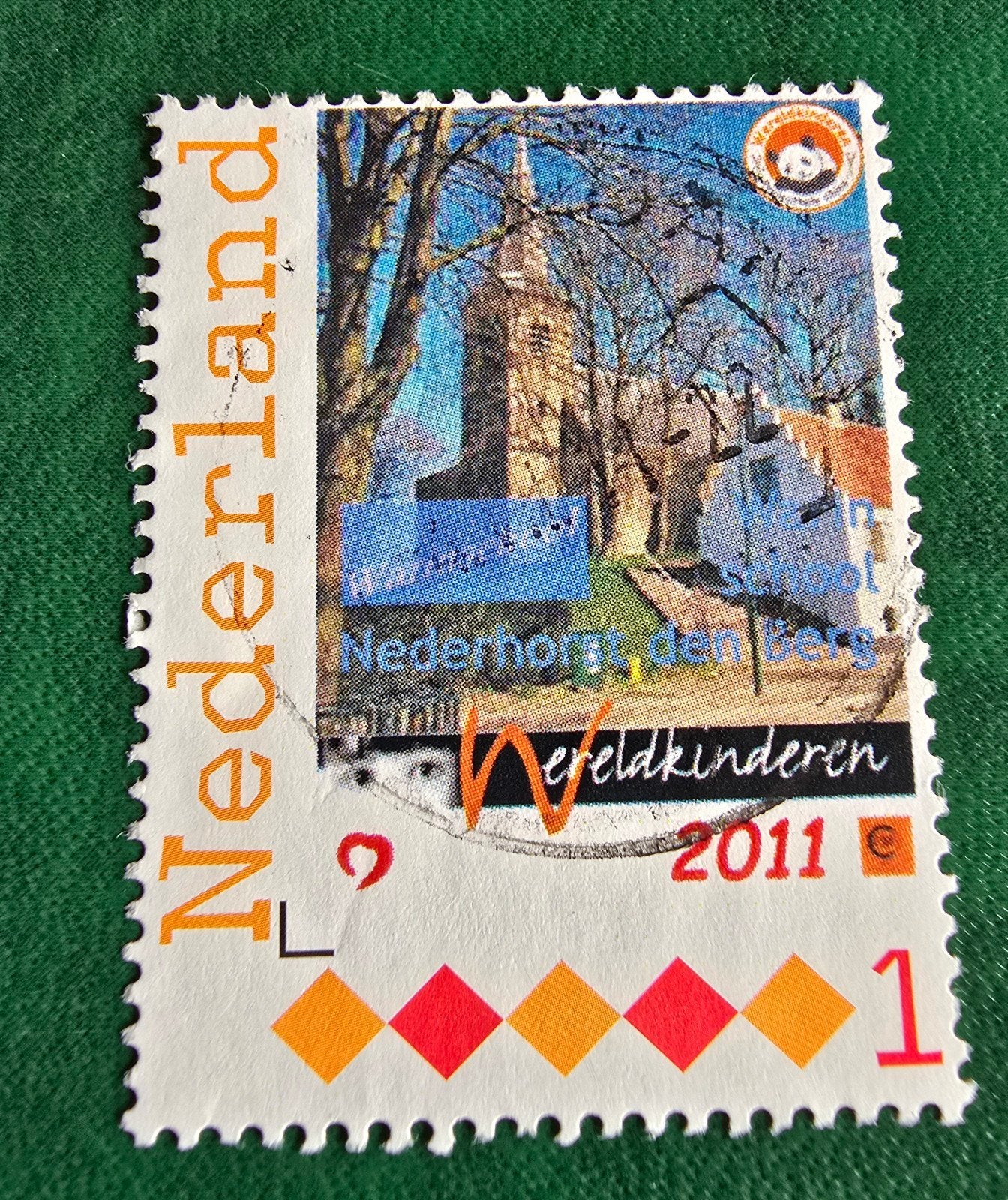 Kv176 pers. postzegel Wereldkinderen 2011 Gestempeld, Ophalen of Verzenden