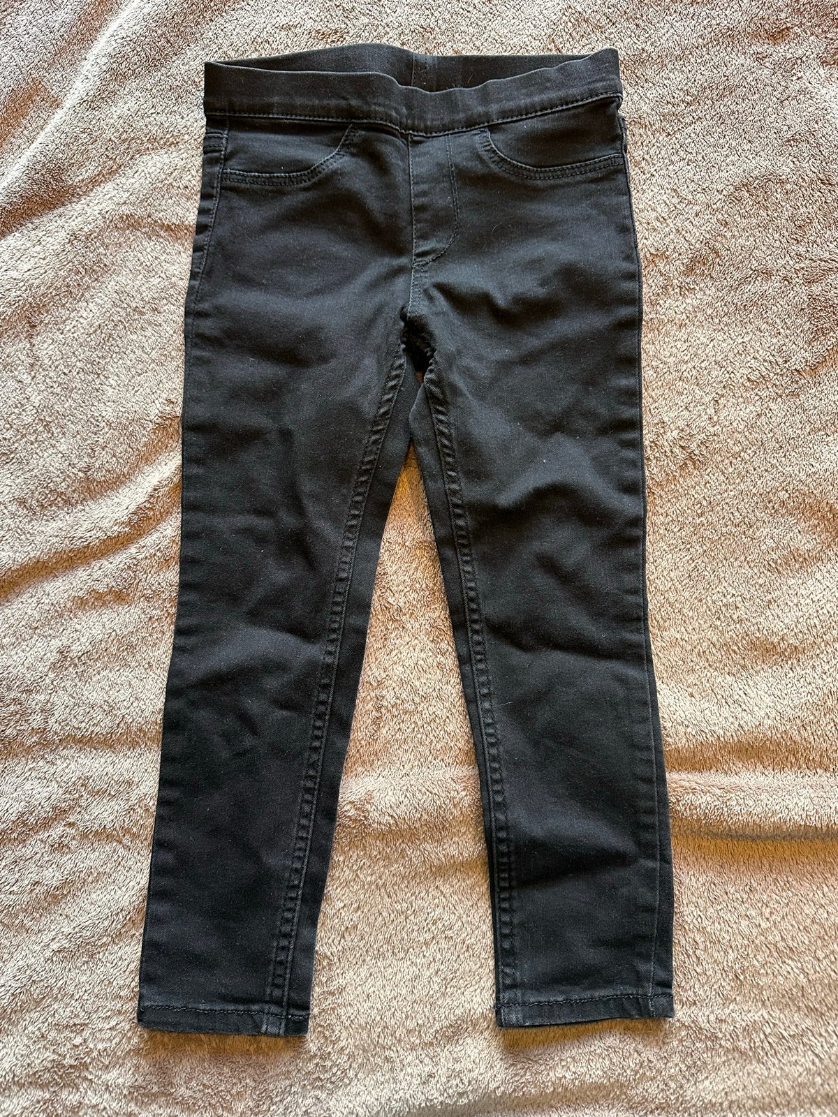 H&M Zwarte Leggings & Denim Broek Maat 104, Ophalen of Verzenden, Gebruikt, Meisje, Broek