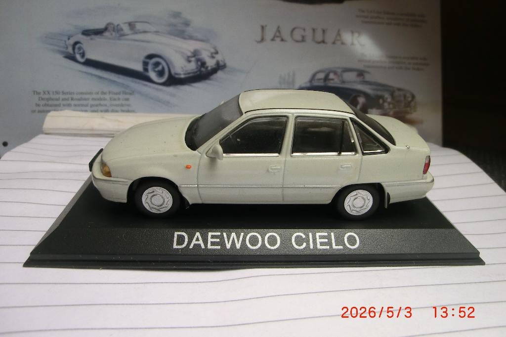 Deawoo Cielo 1:43, Hobby en Vrije tijd, Modelauto's | 1:43, Ophalen of Verzenden, Zo goed als nieuw, Auto, Overige merken