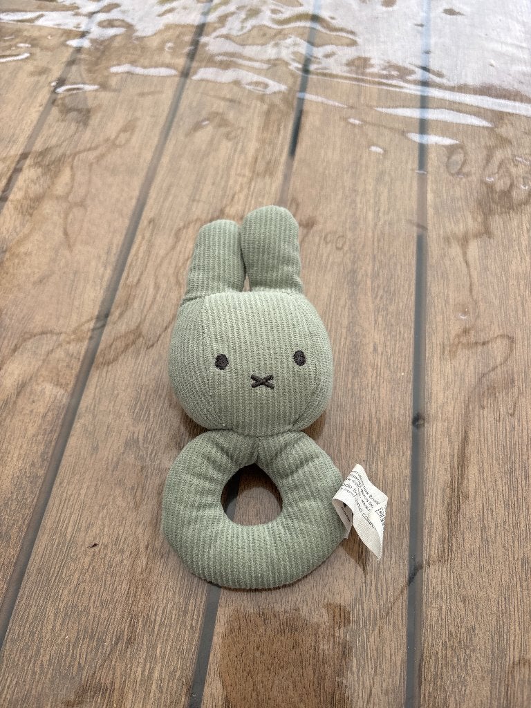 Dick Bruna Nijntje knuffel rammelaar, Groen, Overige merken, Konijn, Nijntje