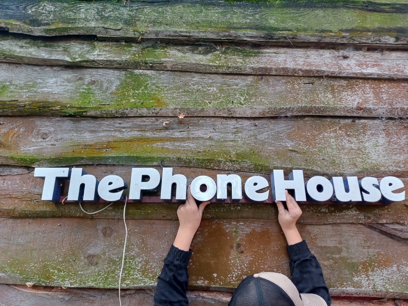Reclame lichtbak The Phone House, Ophalen of Verzenden, Gebruikt, Lichtbak of (neon) lamp