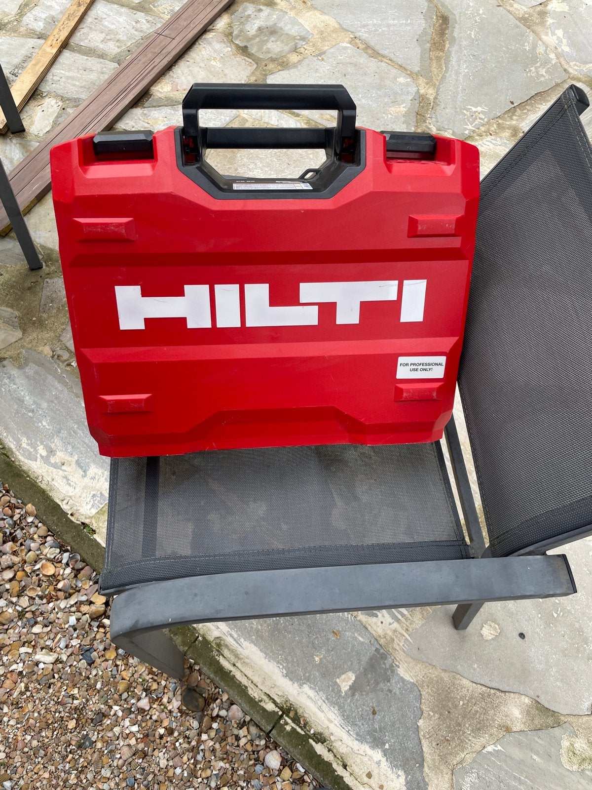 Hilti koffer - Robuuste opbergoplossing, Ophalen, Gebruikt