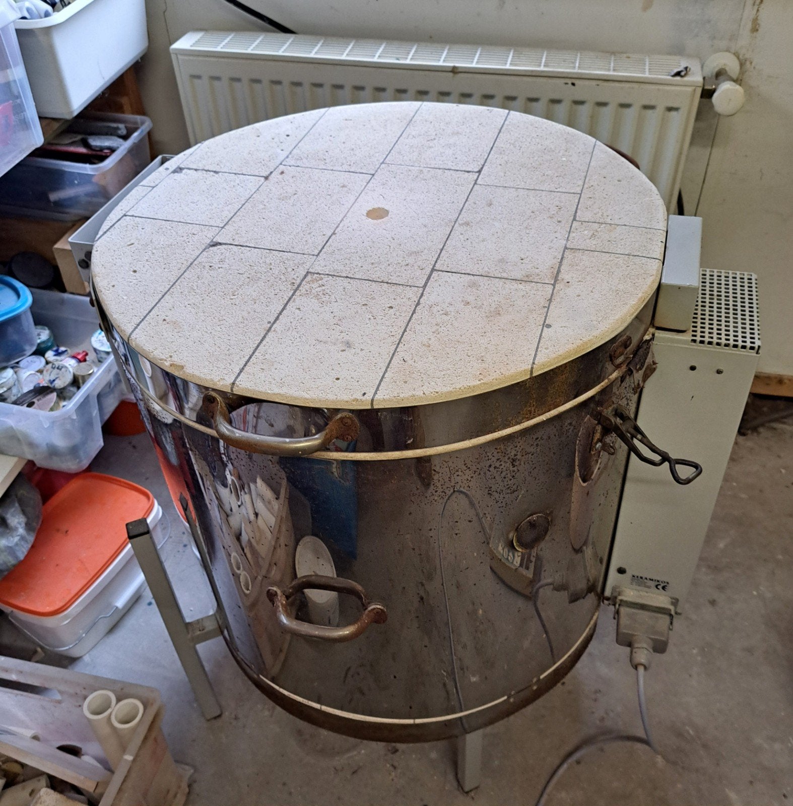 Keramiek/ Glasoven Keramikos 70 liter lichtnet, Ophalen, Zo goed als nieuw