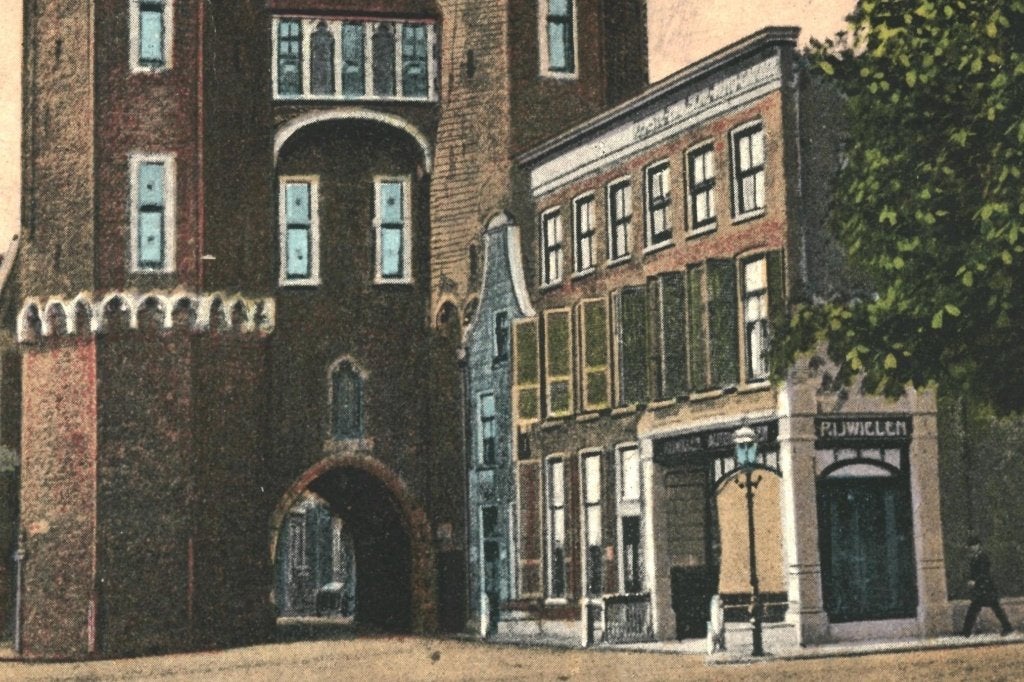 984484	Zwolle	Sassenpoort	1913 Ov	Gelopen met Postzegel, Ophalen of Verzenden, Voor 1920, Gelopen, Overijssel