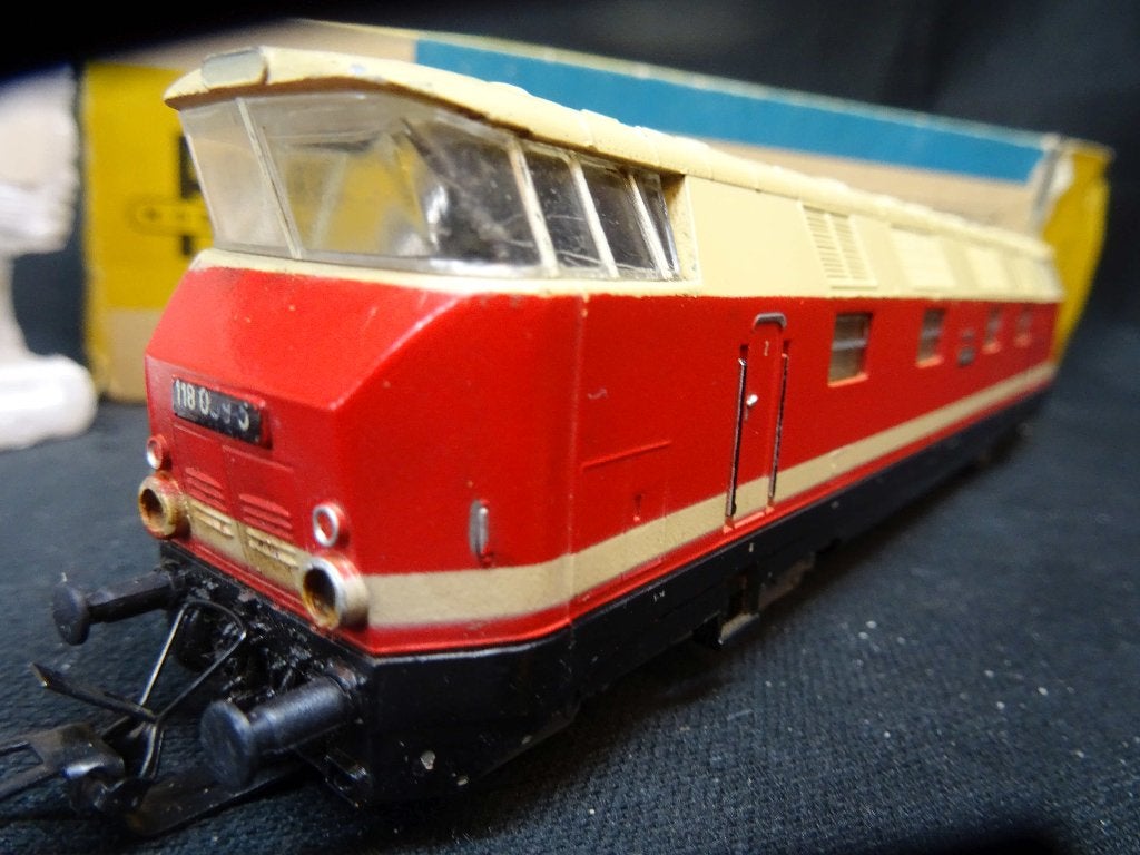 5962=Piko BR 118 diesel loc van de Deutchen Reichsbahn.89, Zo goed als nieuw, Gelijkstroom, Locomotief, Piko