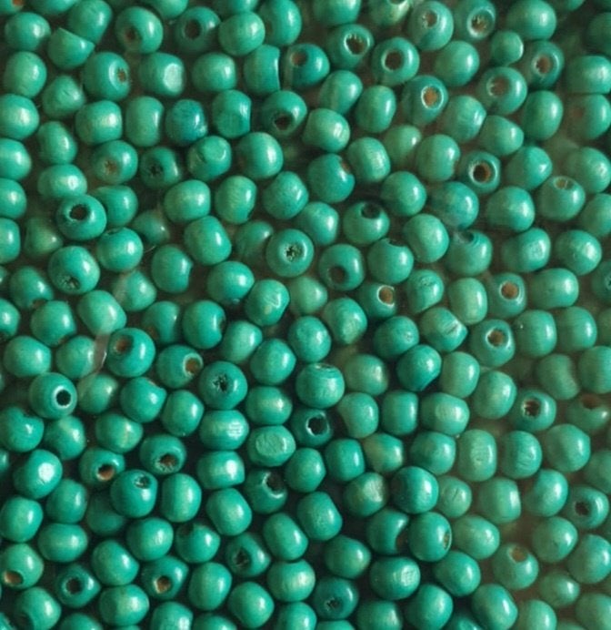 SALE  partij 1000 houten kralen 8mm keuze groen of paars, Ophalen of Verzenden, Nieuw, Hanger