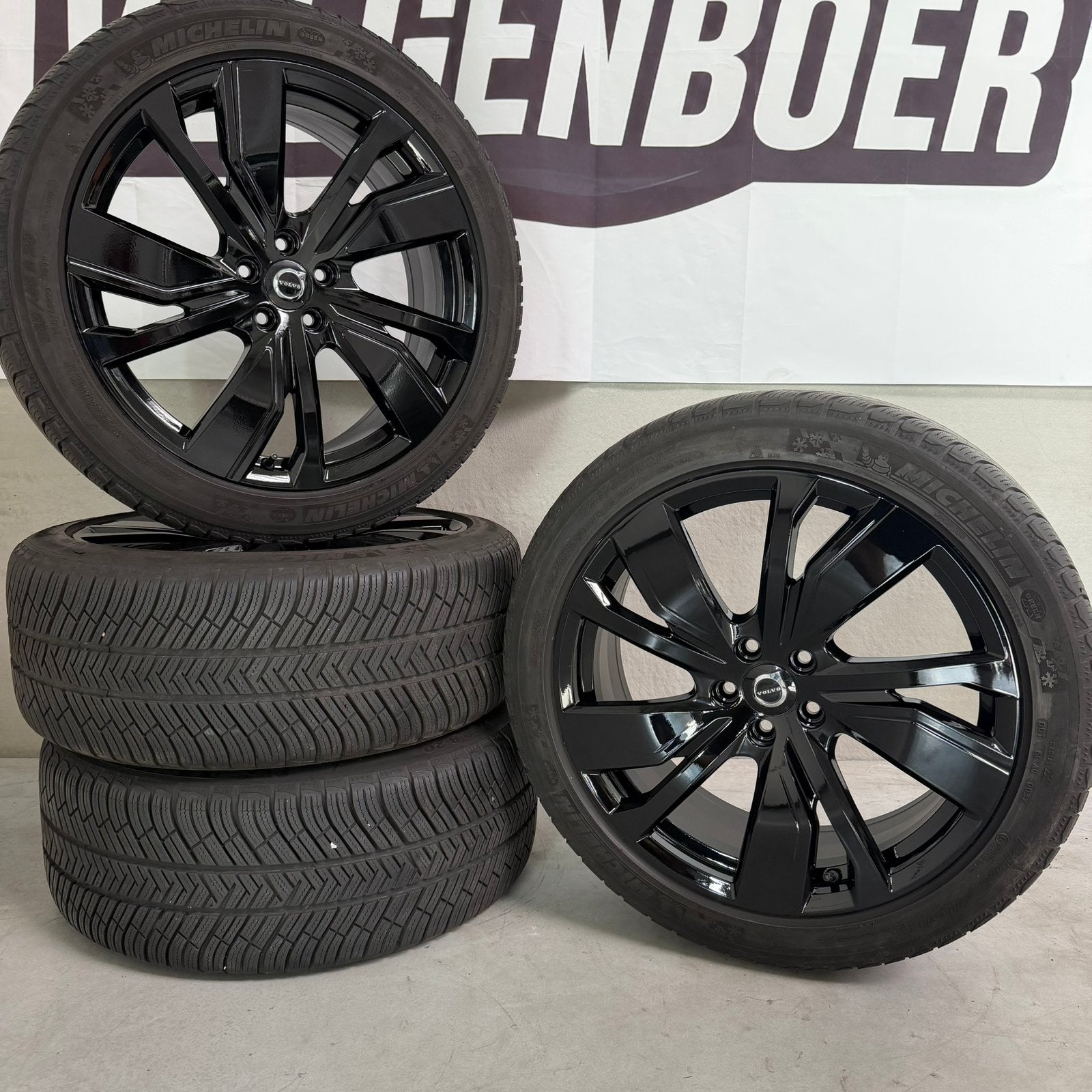 20 inch Origineel Volvo XC40 536 Winterbanden Black Edition, Gebruikt, 255 mm, Velgen, Personenwagen