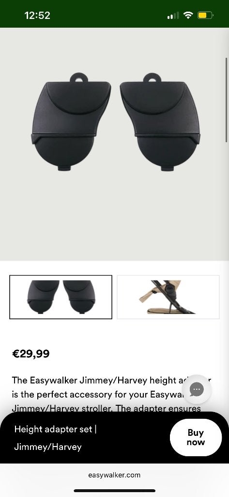 Kinderwagen verhogers Easywalker Harvey jimmey, Ophalen of Verzenden, Nieuw, Overige merken