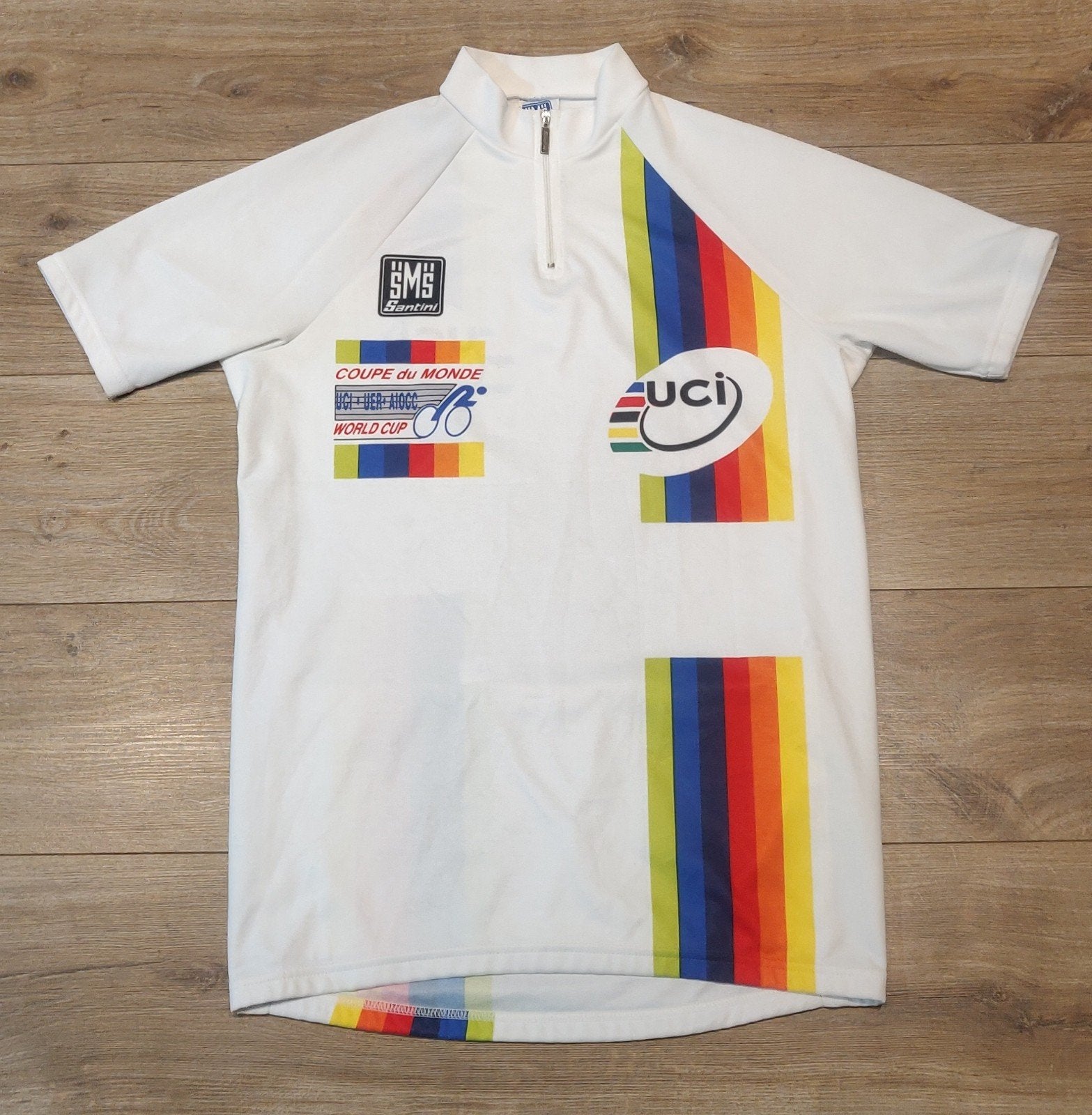 Wielershirt UCI wereldbeker leider, Ophalen of Verzenden, Gebruikt, Kleding