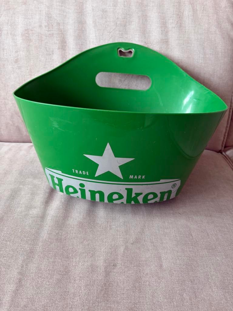 Heineken emmer met Flesopener, Ophalen of Verzenden, Zo goed als nieuw