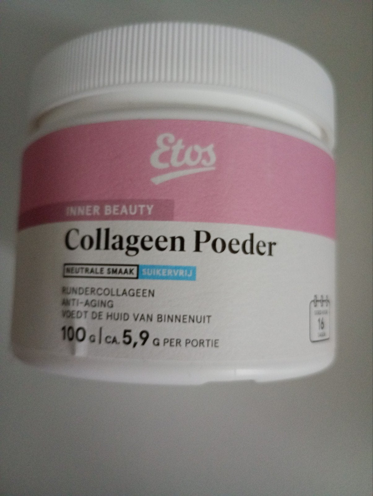 Etos collageen poeder NIEUW en GRATIS, Ophalen, Nieuw, Poeder of Drank
