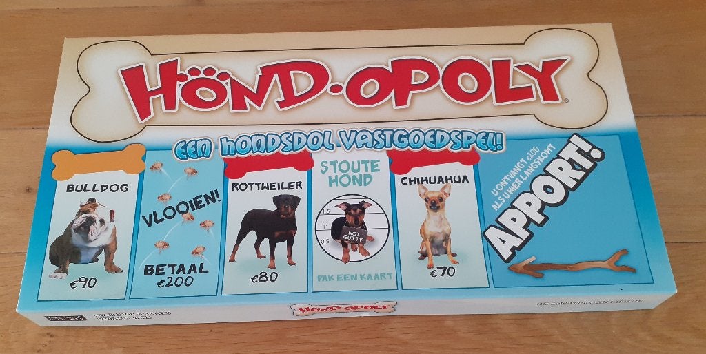 hond opoly hondopoly monopoly spel honden, Ophalen of Verzenden, Zo goed als nieuw