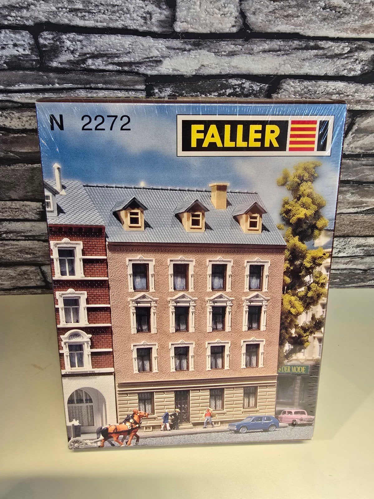 Faller stadswoning N spoor trein 1:160 bouwpakket, Overige merken, Gelijkstroom of Wisselstroom, Brug, Tunnel of Gebouw, Nieuw