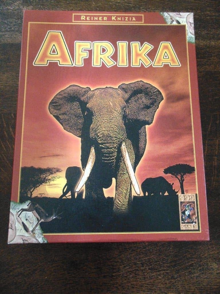 Afrika Spel van 999 Games, Een of twee spelers, Ophalen of Verzenden, Zo goed als nieuw, 999 Games