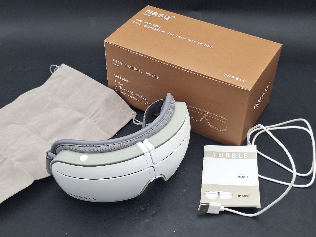 Masq seashell white, nieuwstaat, oog massage toestel, Ophalen of Verzenden, Zo goed als nieuw, Apparaat