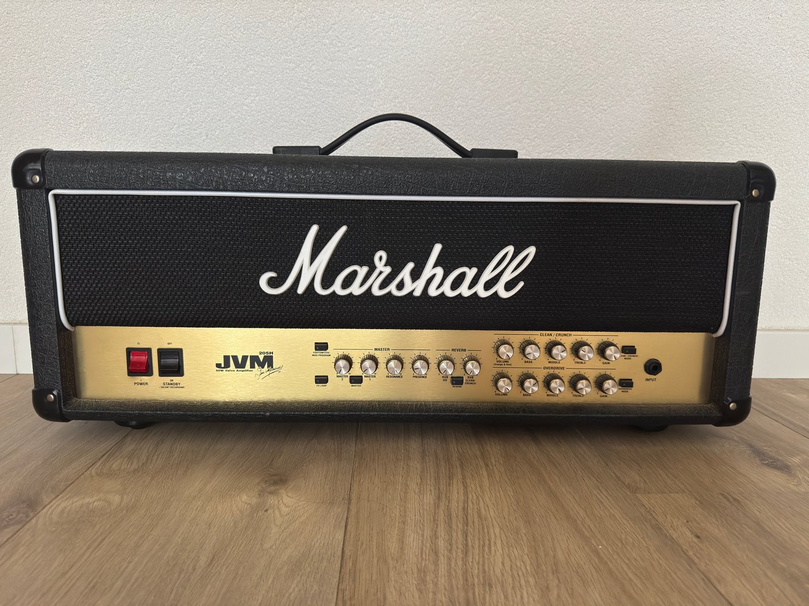 Marshall JVM 205h inclusief footswitch, Ophalen, Zo goed als nieuw, Gitaar, 50 tot 100 watt
