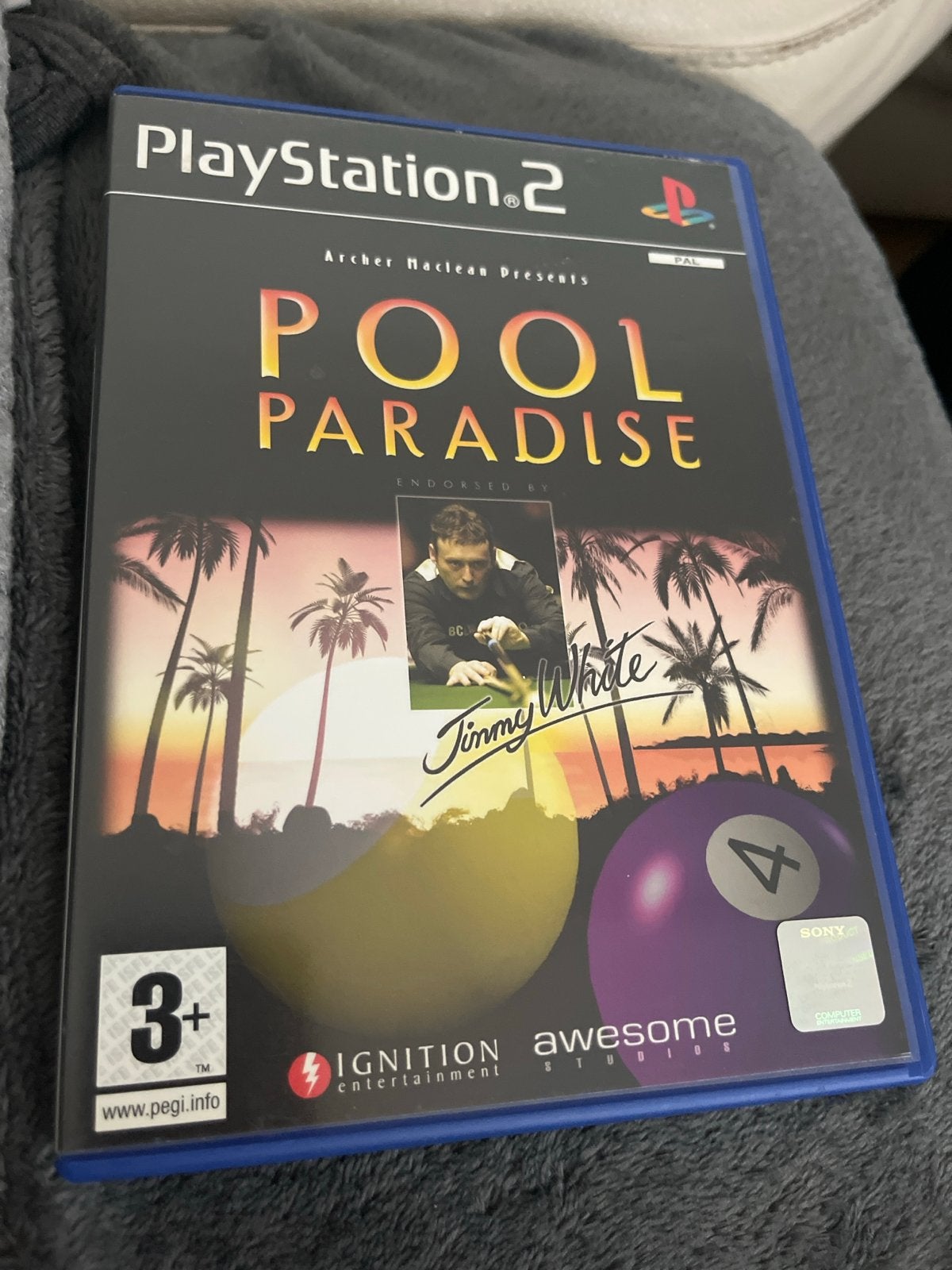 Pool Paradise PlayStation 2 (PS2) - Biljartspel, Spelcomputers en Games, Gebruikt, Overige genres, 1 speler, Eén computer