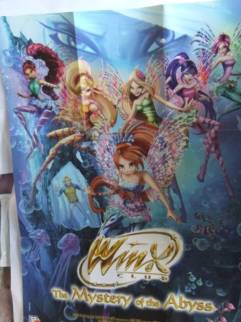 Winx Club: The Mystery of the Abyss Poster 35-50 cm, Rechthoekig Staand, Verzenden, Zo goed als nieuw, A1 t/m A3