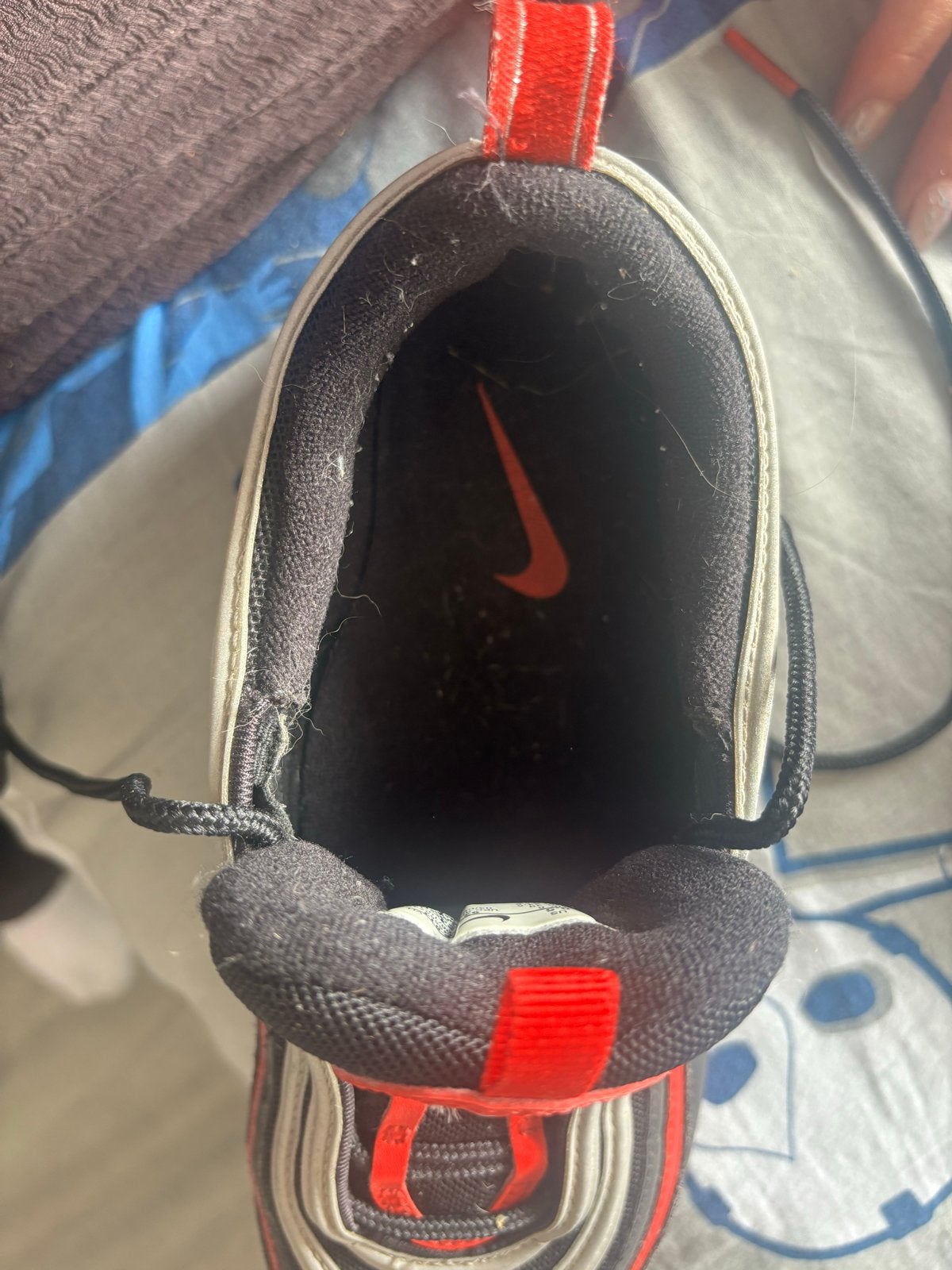 Nike Air Max 97 Zwart/Rood - Maat 39, Kleding | Dames, Schoenen, Ophalen of Verzenden, Gedragen, Zwart, Sneakers of Gympen