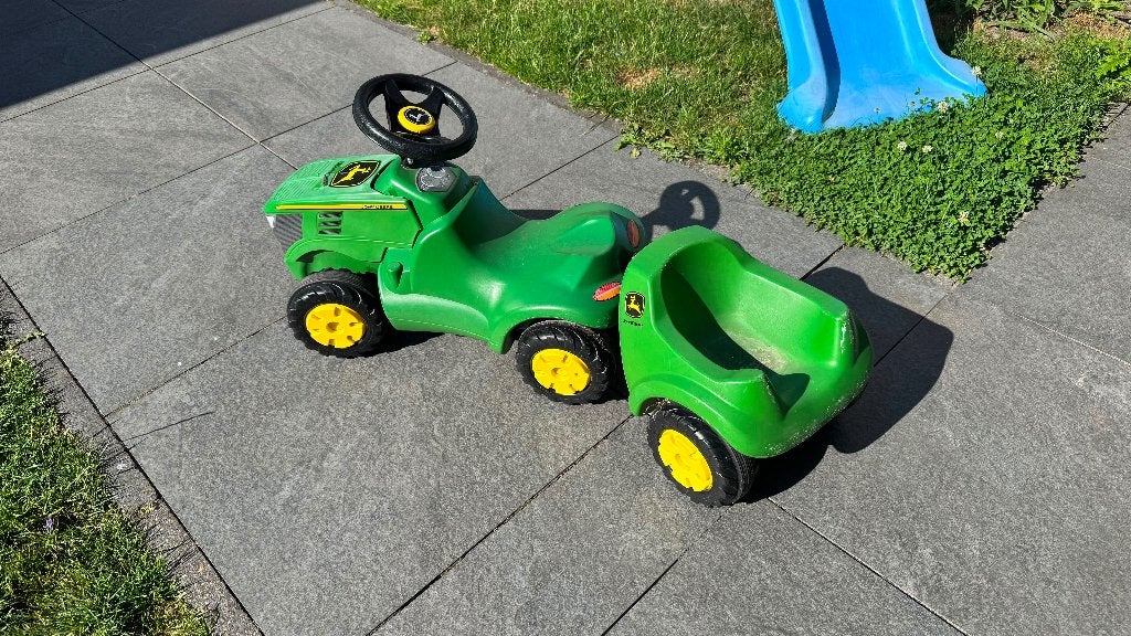 Mini traktor/ loopauto met aanhanger, Ophalen, Gebruikt, Loopvoertuig