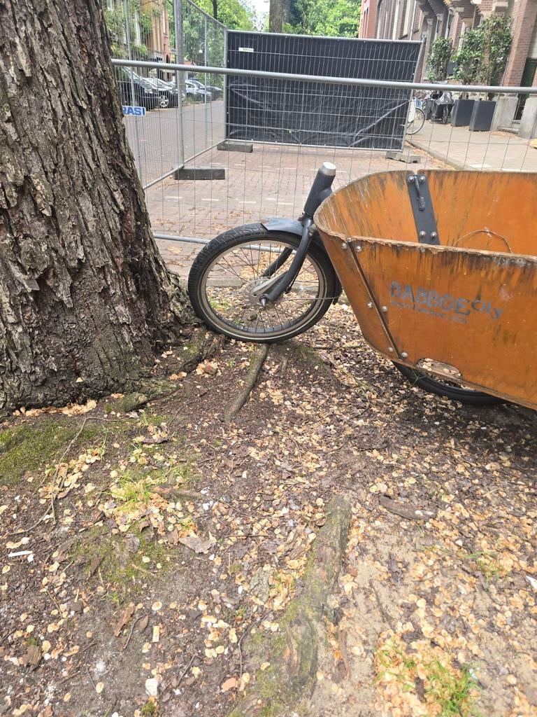 Bakfiets met houten bak - Ideaal voor kinderen/goederen, Fietsen en Brommers, Fietsen | Bakfietsen, Overige merken, Gebruikt, Ophalen of Verzenden