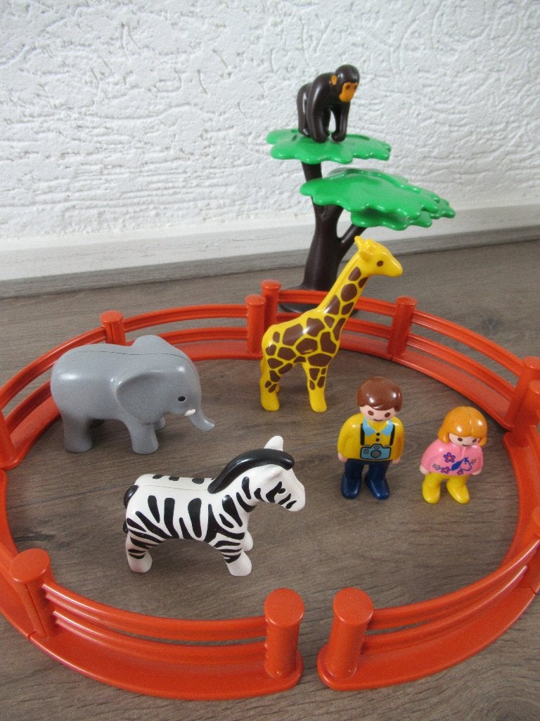 Playmobil Dierentuin 1.2.3 6742, Ophalen of Verzenden, Zo goed als nieuw, Complete set