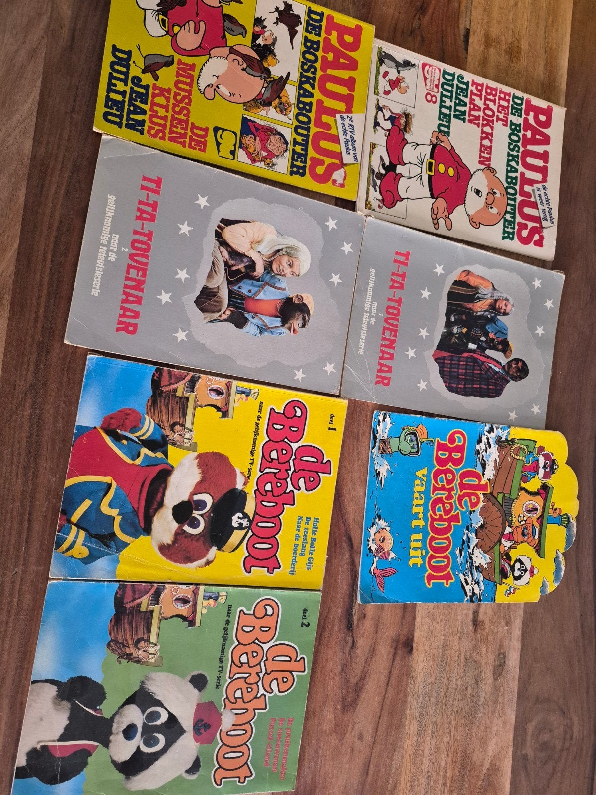 Vintage kinderboeken: Paulus, Ti-Ta-Tovenaar, Bereboot, Ophalen of Verzenden, Gelezen, Jean Dulieu, Fictie algemeen