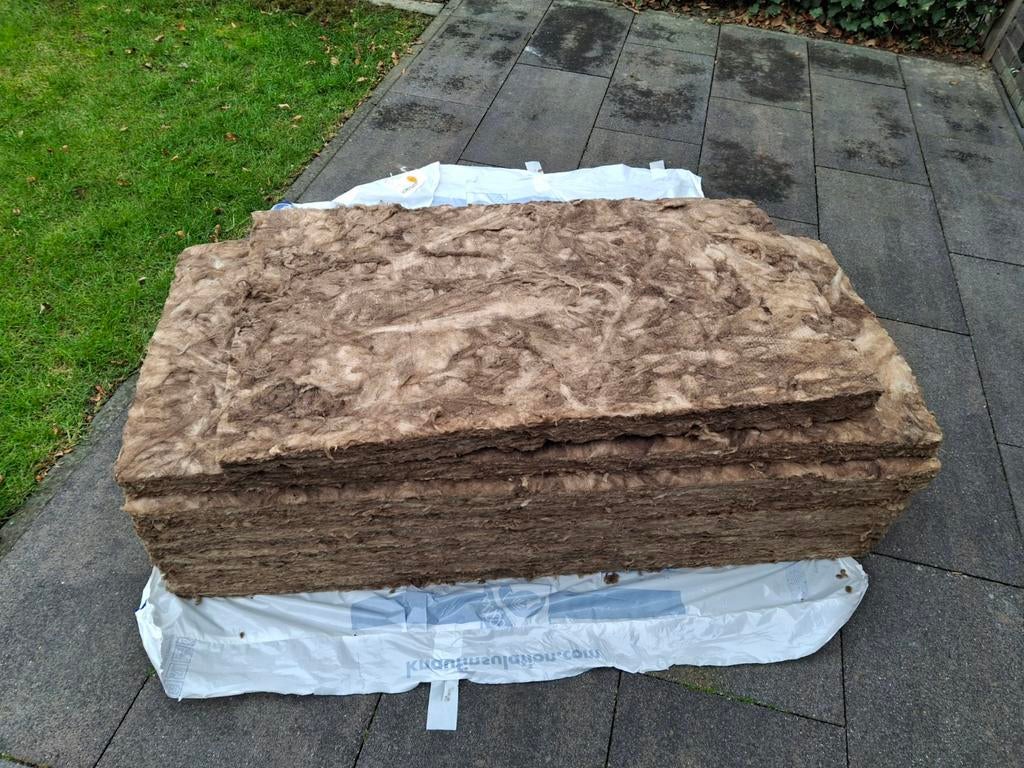Isolatie materiaal, glaswol, Ophalen of Verzenden, Glaswol, 4 tot 8 cm, Minder dan 5 m²